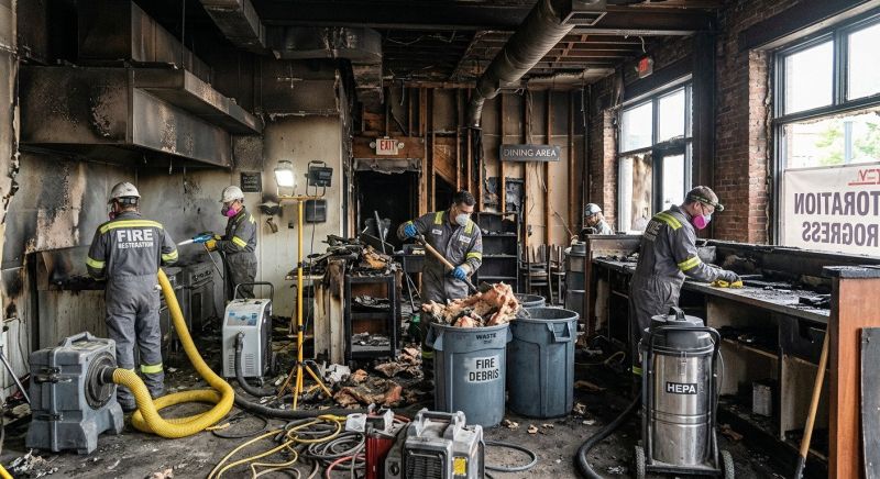 Commercial Fire Damage Repair in Gilbert, AZ